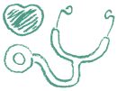 聴診器のイラスト